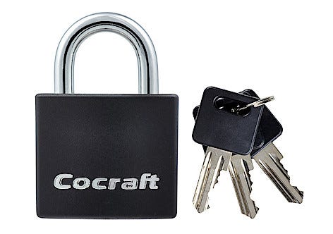 Väderskyddat hänglås Cocraft