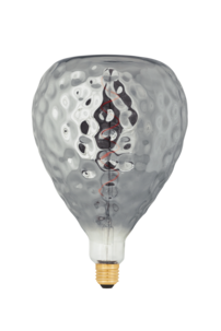 Globlampa LED E27 Smokey, 200 mm