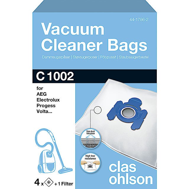Støvsugerposer C1002, 4 stk. | Clas Ohlson Støvsugerposer C1002, 4 stk. | Clas Ohlson