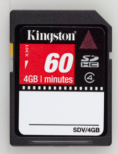 Secure Digital Video Card SDHC