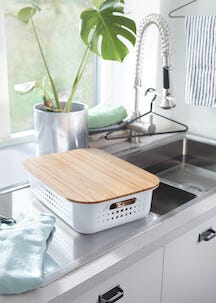 Bambulock till förvaringskorg Basket