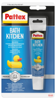 Pattex silikon inomhus, transparent