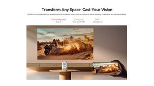 Wanbo T2 Ultra smart projektor för hemmabio, vit