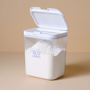 Säilytysrasia muovia, automaattinen kansi