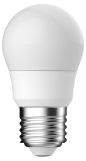 Klotlampa LED E27 2,2 W, varmvit