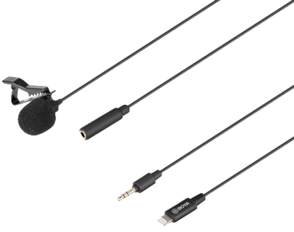 Lightning mikrofon till mobil, Boya Lavalier BY-M2