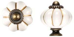 Knopp lantlig, 2-pack