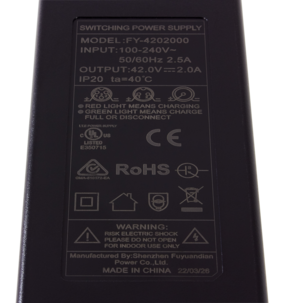 Laddare 42 V/2 A E-Way 36 V elsparkcykel