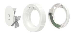 Pax Calima badrumsfläkt fuktstyrd, för vägg och tak