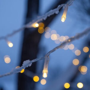 Krans med belysning, 30 cm