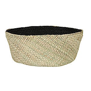 Förvaringskorg natur/svart