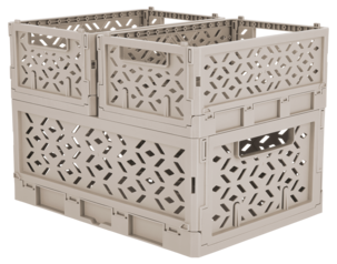 Klappboks av resirkulert plast, large 33 x 24,5 x 13,8 cm