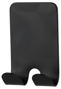 Hållare för tandborste självhäftande, mattsvart