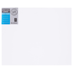 Målarduk, canvas med ram, bomull, Sang, 3-pack