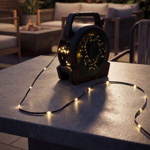 Ljusslinga på kabelvinda 100 m 1000 LED svart, Northlight