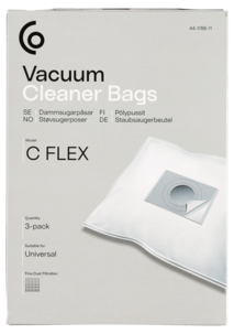 Dammsugarpåsar CFlex, 3-pack