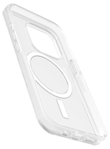 Mobildeksel for iPhone 15 Pro, Otterbox Symmetry Clear MagSafe