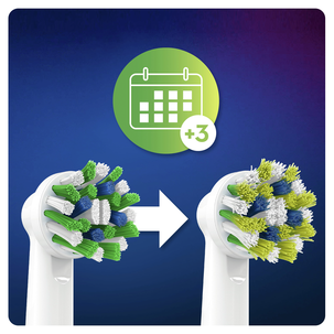 Oral-B Cross Action, borsthuvud, vit