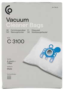 Dammsugarpåsar C3100, 4-pack