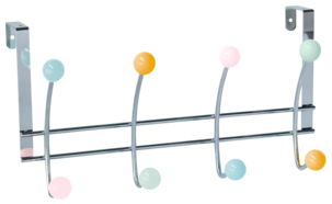 Dørhenger med 4 fargede knotter