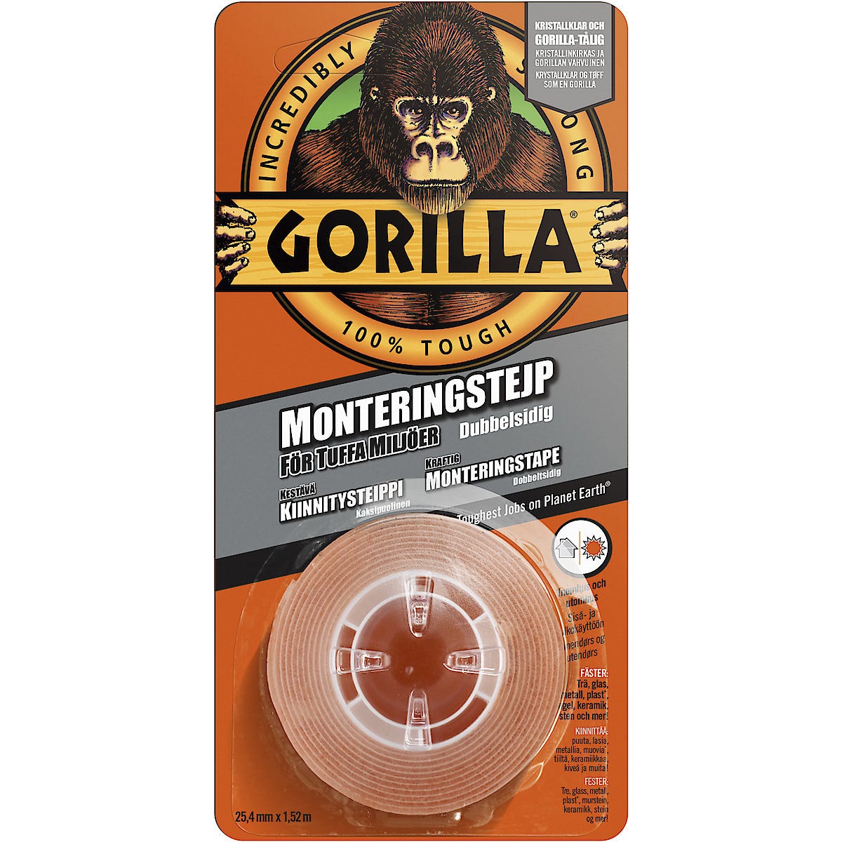 Monteringstejp Gorilla | Clas Ohlson Reparationstejp Gorilla | Clas Ohlson