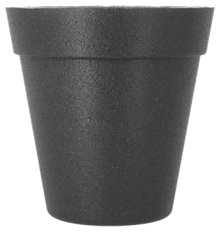 Frigolitkruka utomhus, svart