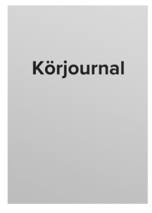 Körjournal A5, 32 blad