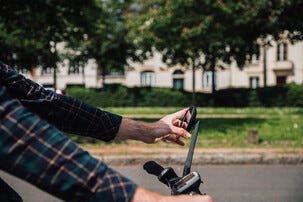 Zefal Espion E80 justerbar backspegel för elcykel