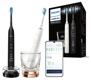 Philips Sonicare DiamondClean 9000 elektrisk tannbørste, 2-pakning