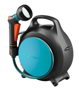 Gardena Move bærbar slangetrommel med 10 m vannslange