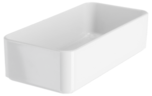 Calm oppbevaringsboks i hvit plast