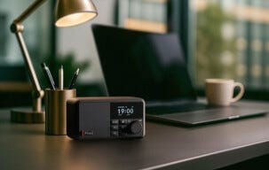 Pinell Compact+ DAB og FM-radio med Bluetooth, bærbar