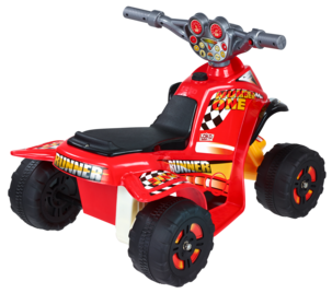 Batteridriven fyrhjuling