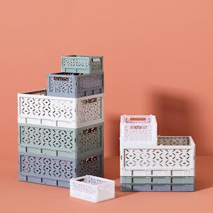 Klappboks av resirkulert plast, large 33 x 24,5 x 13,8 cm