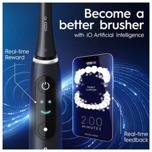 Oral-B iO 8s Duo eltandborste 6 borstlägen, 2-pack