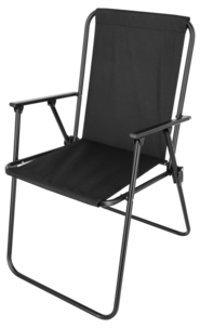 Kokoontaitettava retkituoli, musta