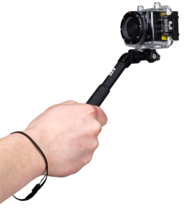 Teleskopstativ for actionkamera