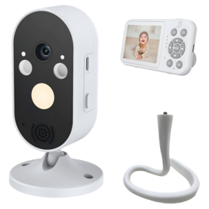 Babymonitor med kamera, trådløs