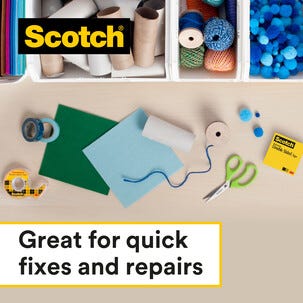 Scotch dobbeltsidig tape gjennomsiktig, 12,7 mm x 6,3 m