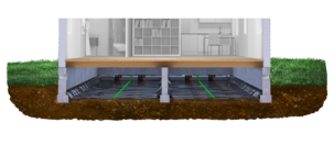 Drybox Isoreflekt bakketetning for krypkjeller, 1,20 × 40 m