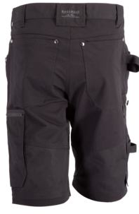 Arbeidsshorts stretch herre, svart