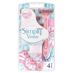 Rakhyvlar Gillette Simply Venus 3, 4-pack