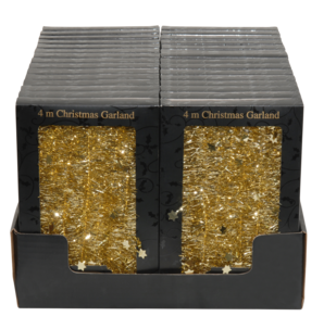 Girlang m. stjärnor, guld