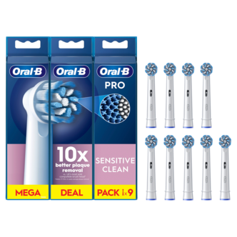Oral-B Sensitive Clean borsthuvud, vit