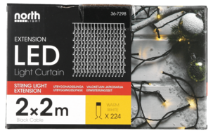 Jatkosarja LED-valoverhoon Northlight