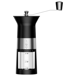 Bialetti kaffekvern manuell 6 malingsgraderer svart