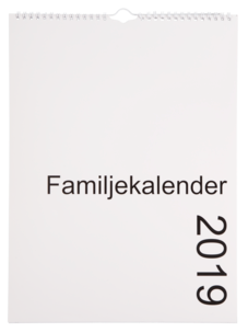 Familjekalender 2019, svenska