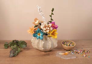 Pärlset blommor pysselset, från 12 år