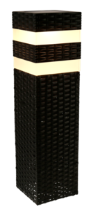 Pollare med solcellsbelysning