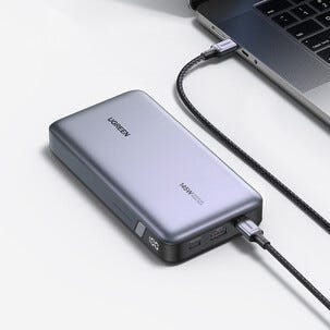 Ugreen Nexode powerbank 25 000 mAh 145 W, 3 porter